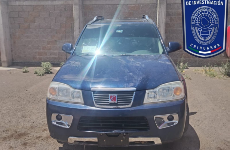 Aseguran en Parral camioneta con reporte de robo en Guachochi