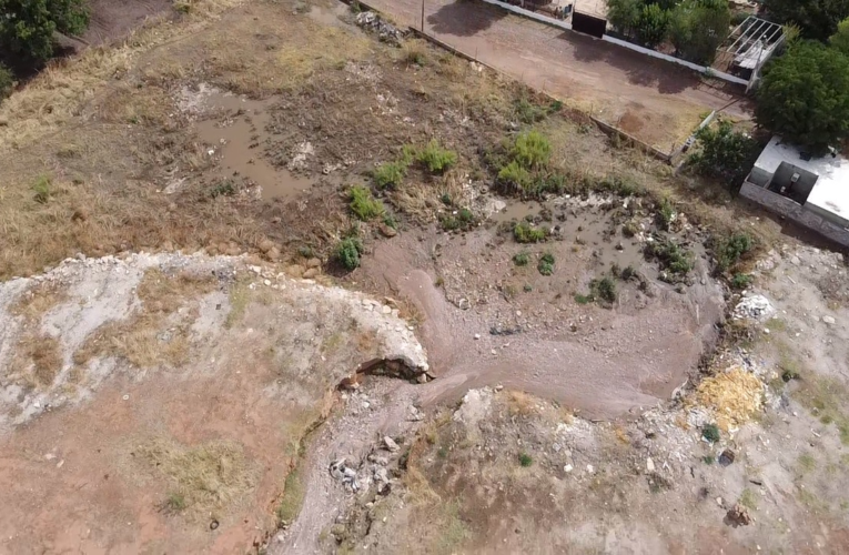 Realizan sobrevuelo preventivo en arroyos de Chihuahua para detectar riesgos por temporada de lluvias