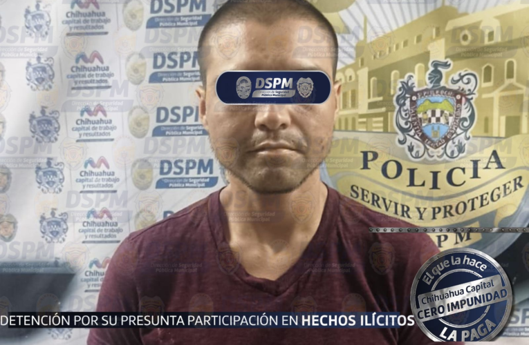 Detienen a hombre por presuntos delitos contra la salud en la colonia Villa Juárez