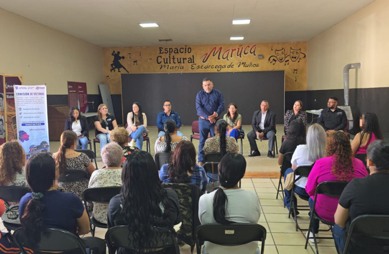 Fiscalía y CEAVE atienden a familias de personas desaparecidas en Madera
