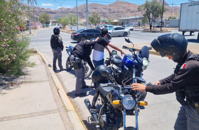 Operativos preventivos refuerzan revisión de motocicletas en distintos sectores de la capital
